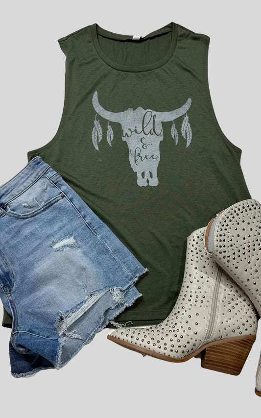 Wild & Free Sample Crop Tank Top | FINAL SALE