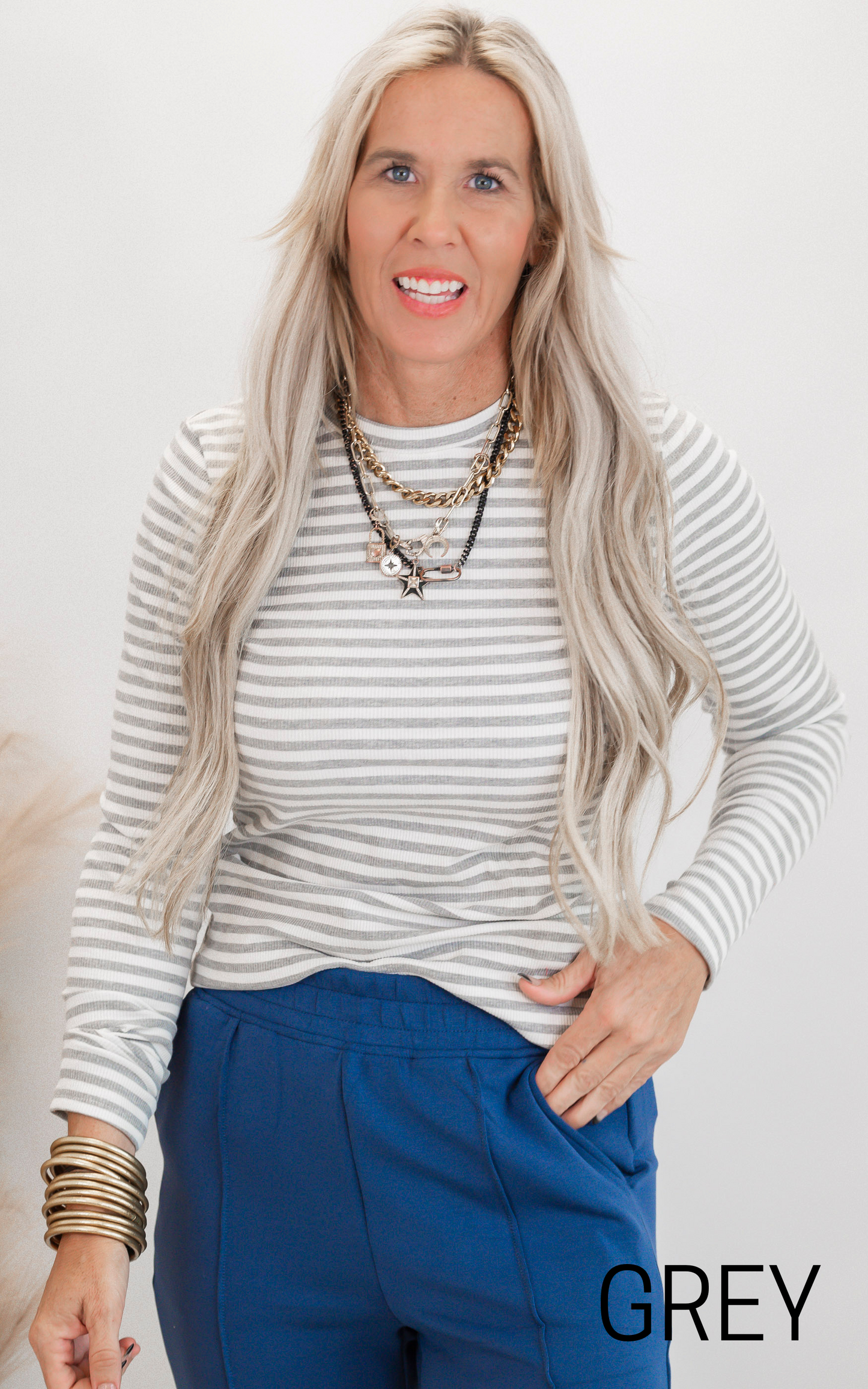 Must Have Striped Long Sleeve Top by Salty Wave