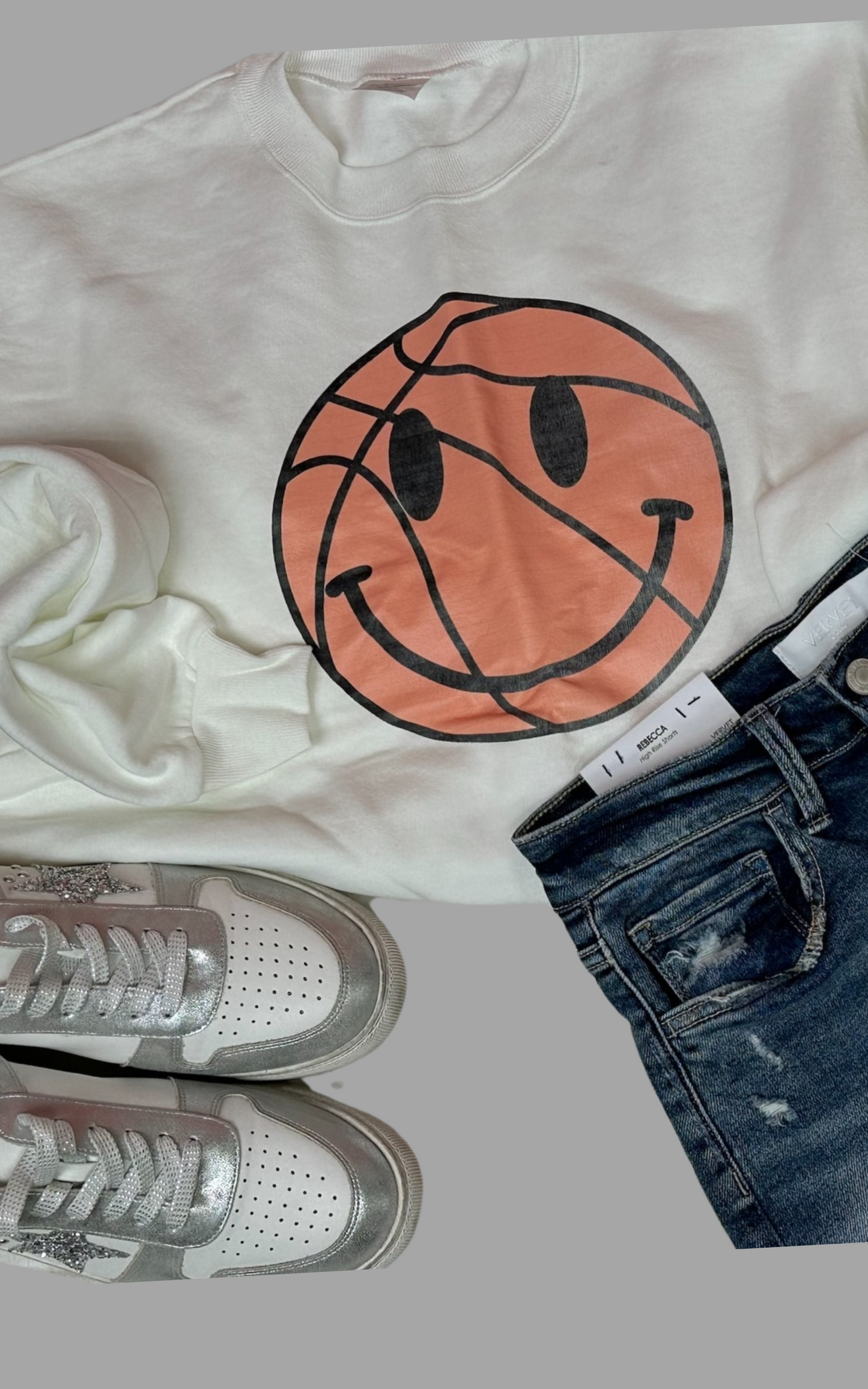 Vintage Basketball Graphic Sweatshirt | Final Sale