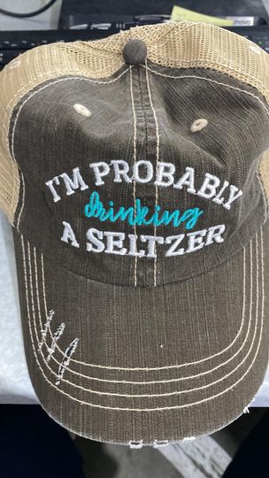 Probably Drinking a Seltzer Trucker Hat**