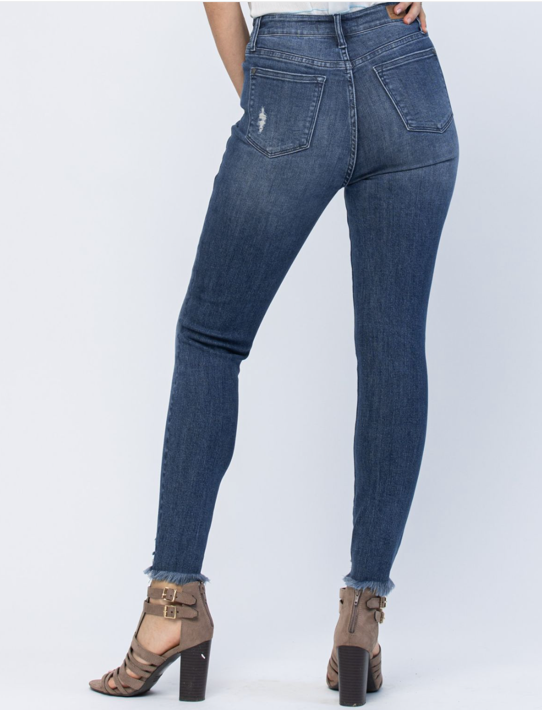 Hi Rise Tummy Control Skinny Denim Jeans | Judy Blue