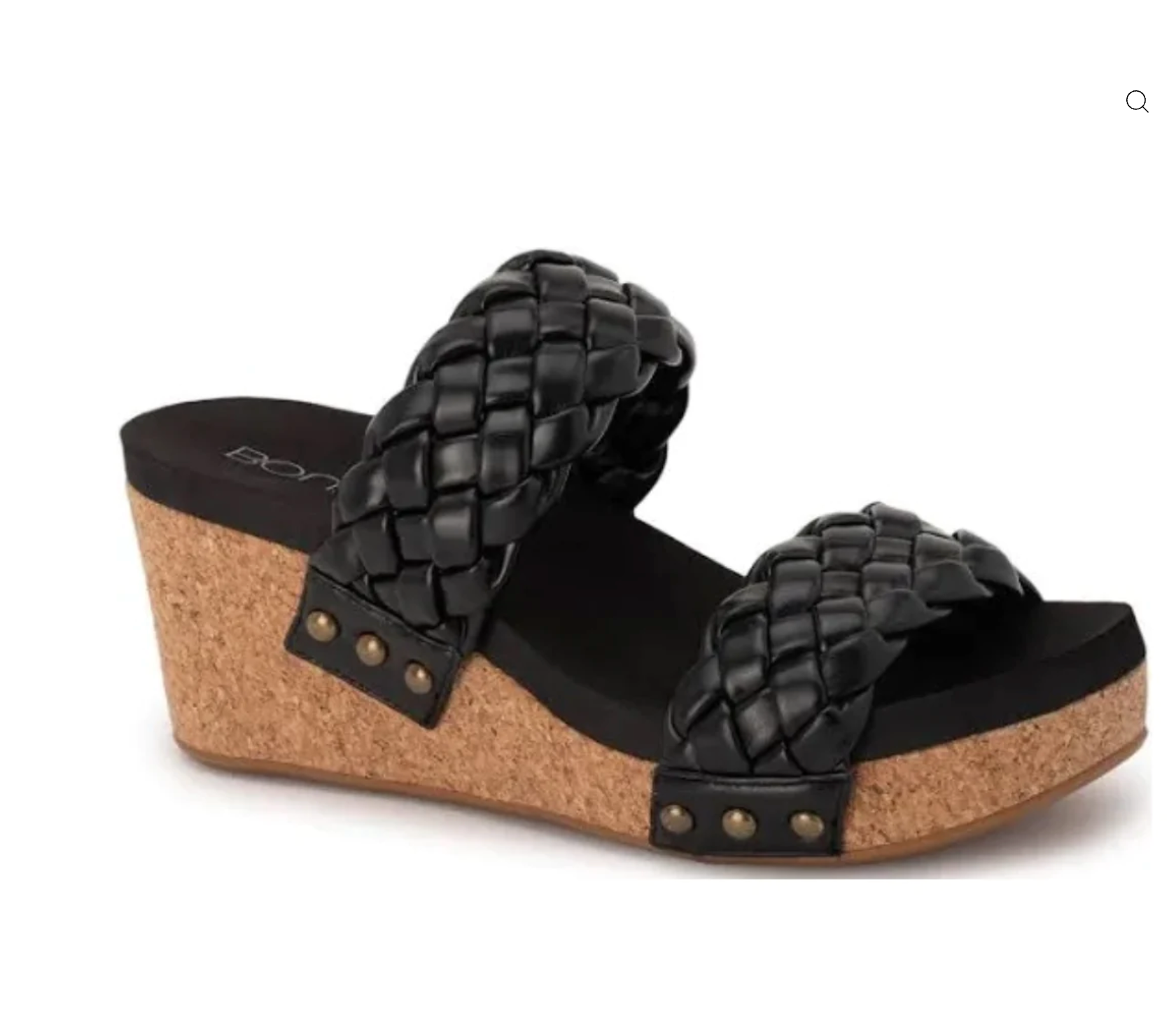 CORKYS Delightful Sandal Wedge - Black - Final Sale | BAD HABIT BOUTIQUE