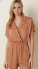 Camel Surplice Front Romper | FINAL SALE