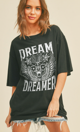 Dream ON Dreamer Oversized Graphic Tee