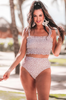 High Demand Ruched  Two Piece Swimsuit - Final Sale