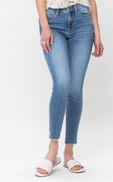 Mid Rise Vintage Skinny Denim Jeans - Judy Blue