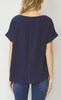 Perfect for Today Scoop-Neck Navy Top - Final Sale