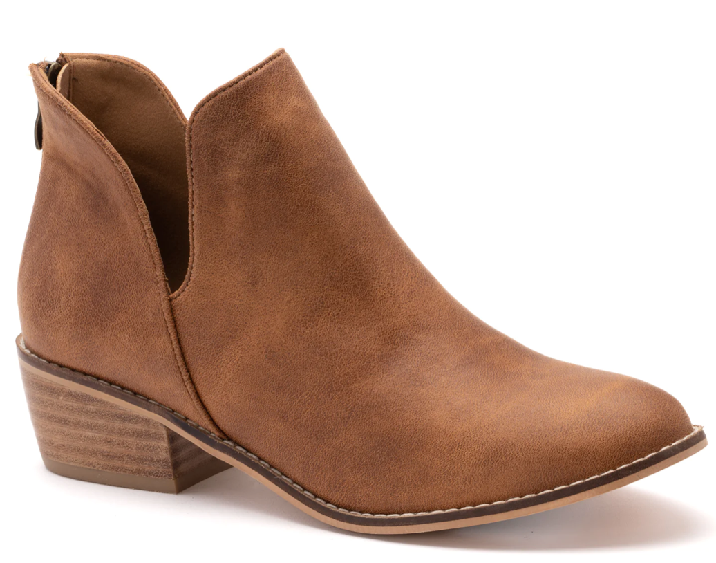 Corky's Vanish Bootie - Caramel | BAD HABIT BOUTIQUE