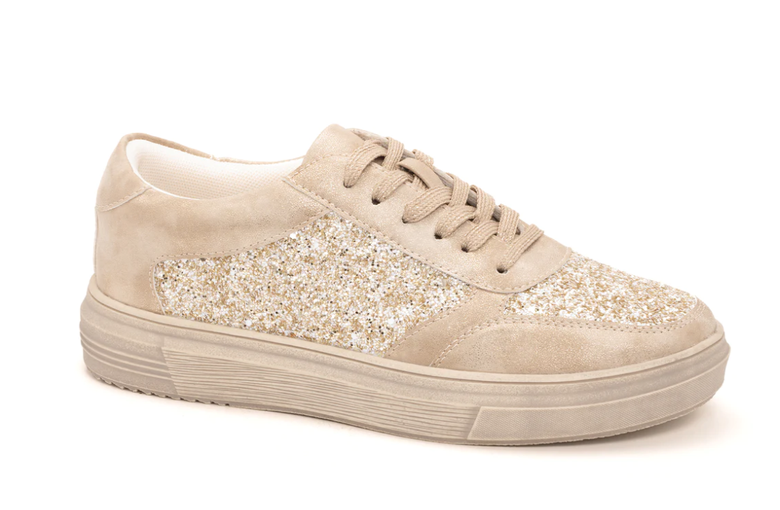 Corkys Rad Gold Metallic Sneakers