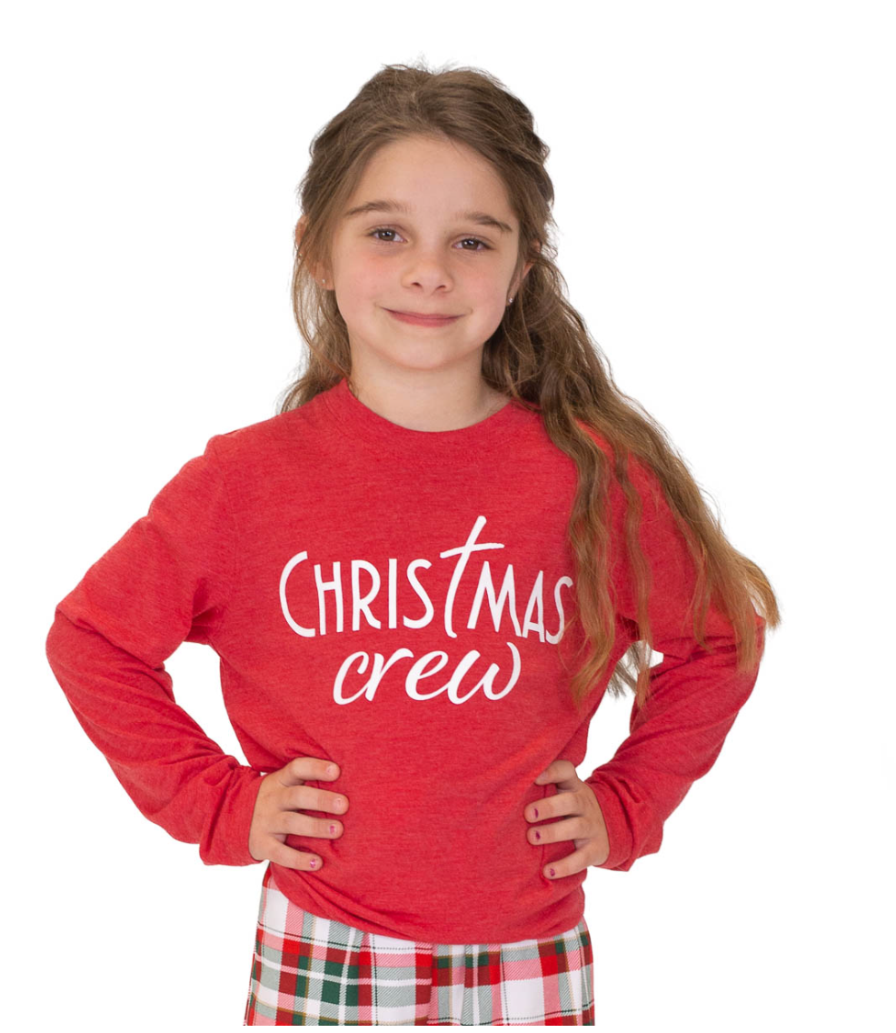 Youth Christmas Crew Long Sleeve T-Shirt