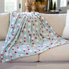 Jolly Santa Throw Blanket