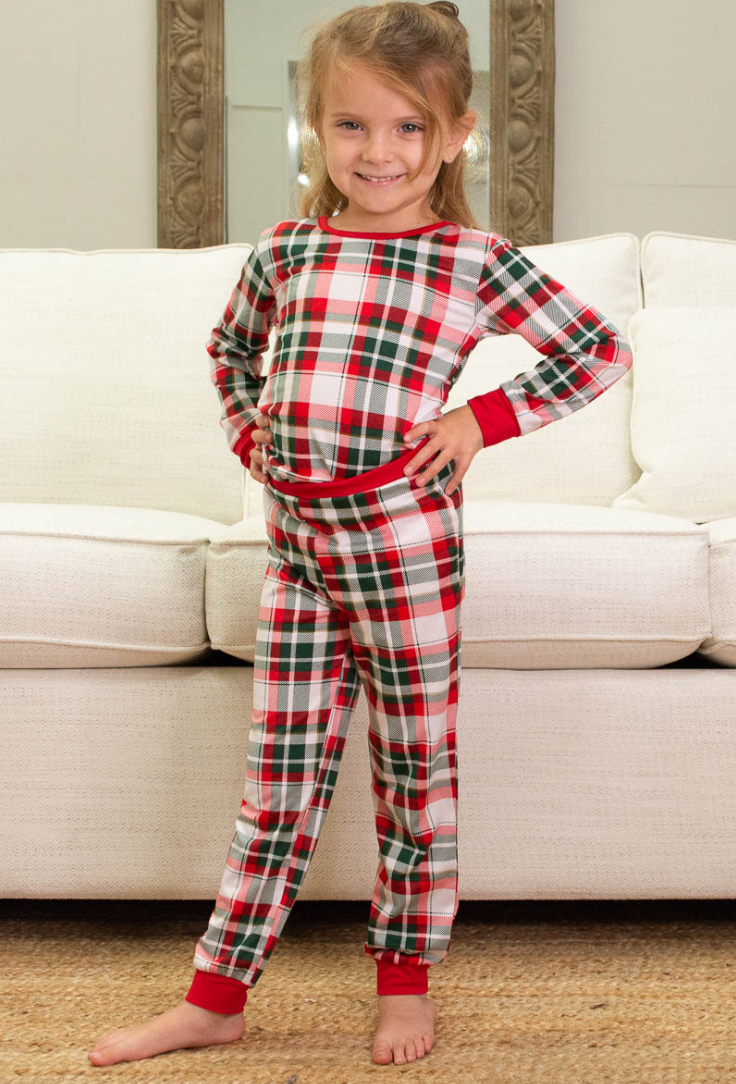 Kid's Mansfield Plaid Pajamas