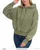 Totally Huggable Mineral Wash Fleece Hoodie  Part 1  - Final Sale