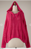 Lace Open Up Crochet Chenille Sweater Hoodie - Final Sale