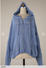 Lace Open Up Crochet Chenille Sweater Hoodie - Final Sale