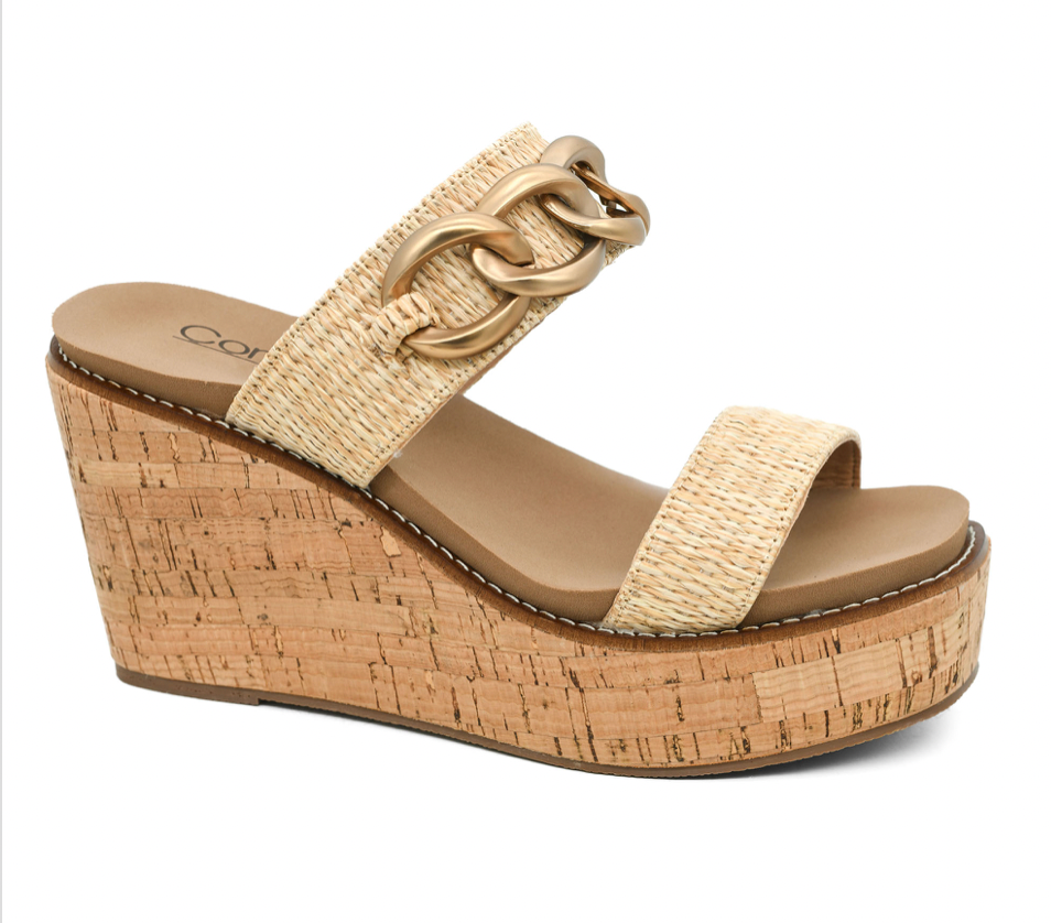 On Vacay Wedge Sandal | CORKYS