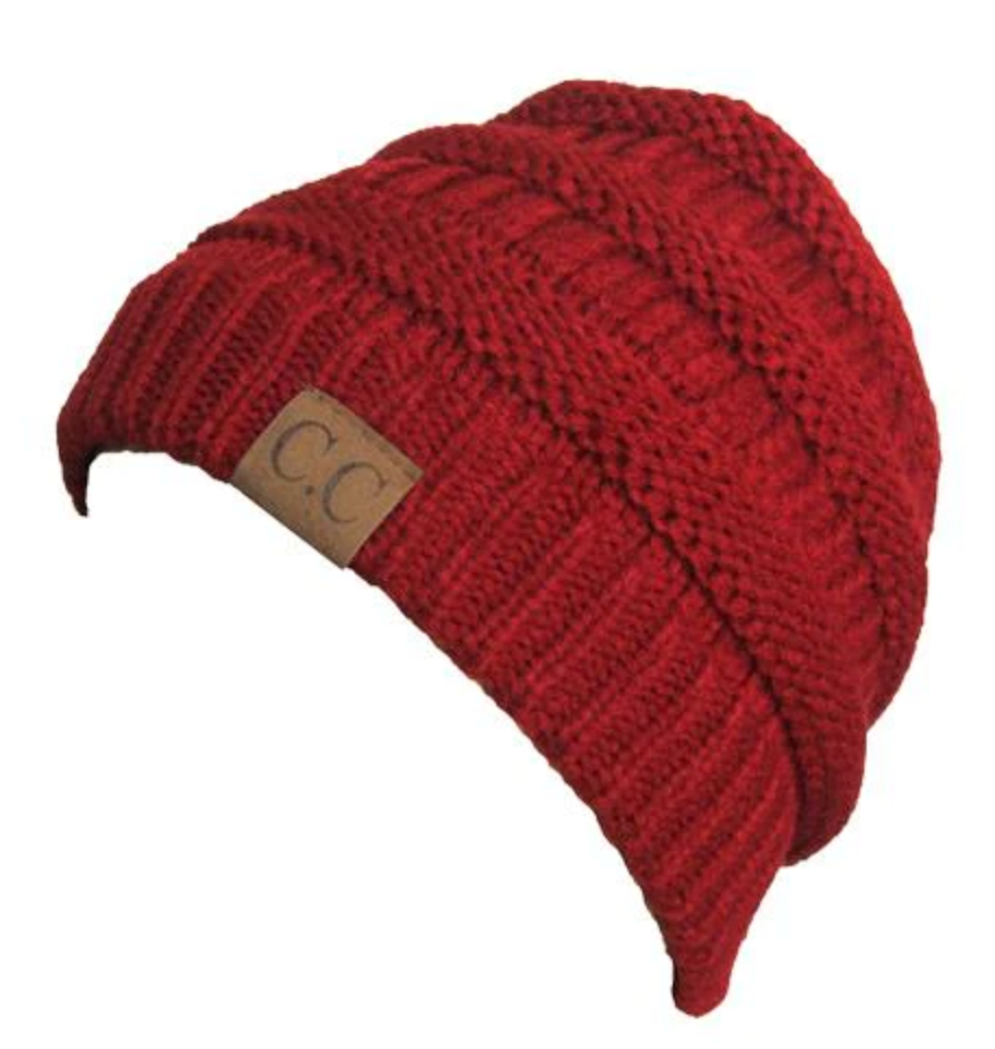 Chestnut Red CC Beanie - Final Sale