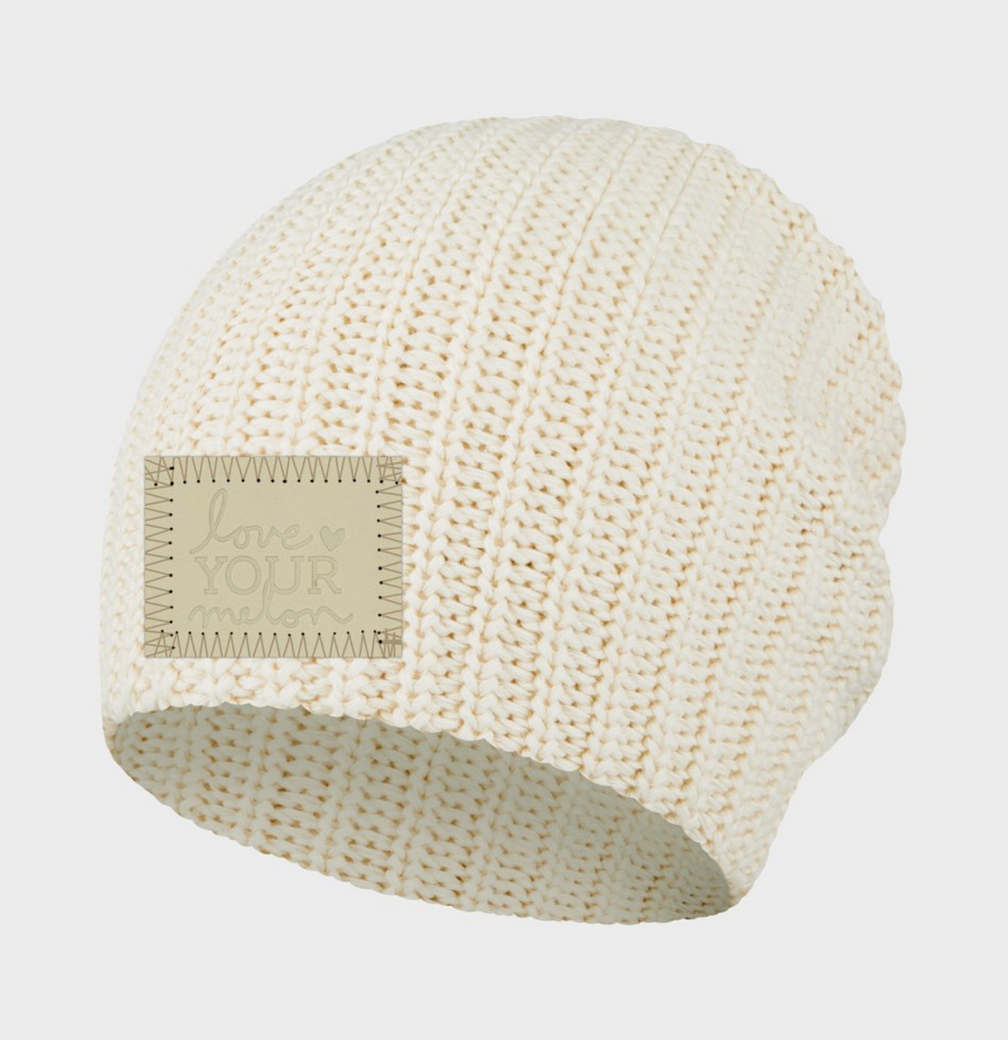 Love Your Melon Natural Monochrome Beanie