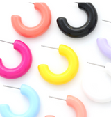 Color Hoop Earrings