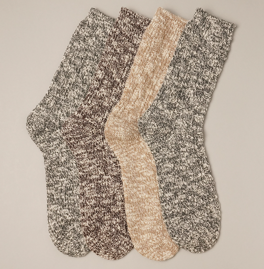 Women's Cotton Blend Crew Length Socks