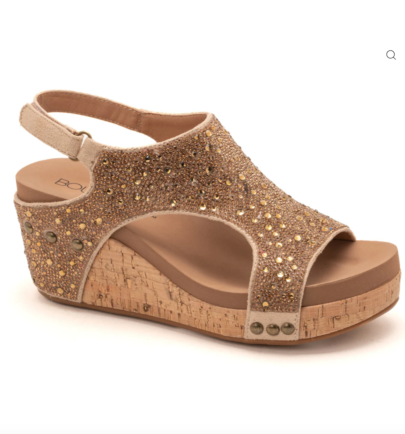 Corkys The Ashley Rhinestone Wedge - Final Sale