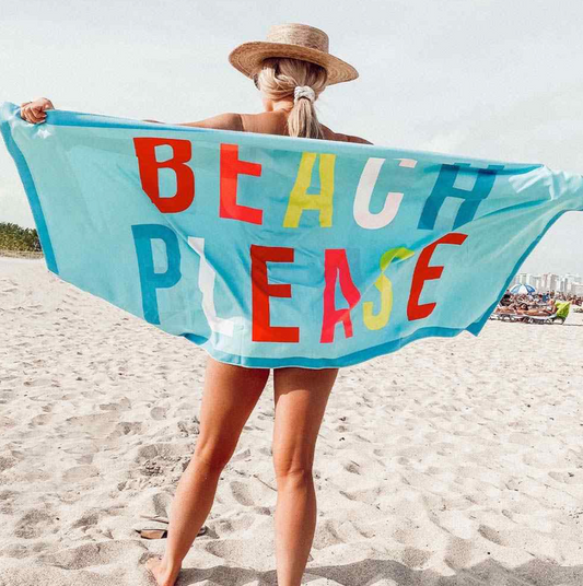 Beach Please Quick Dry Towel - Final Sale