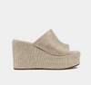 Gold Woven ILARIA Wedge - Shu Shop - Final Sale