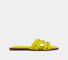 Lime DONATELLA Slides - Shu Shop - Final Sale