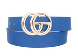 Royal Blue GO Buckle Belt
