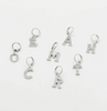 Dainty Crystal Initial Charms *CHARM BAR* |**