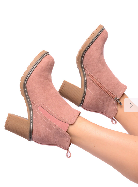 Corkys Bite Me Booties - Blush - Final Sale