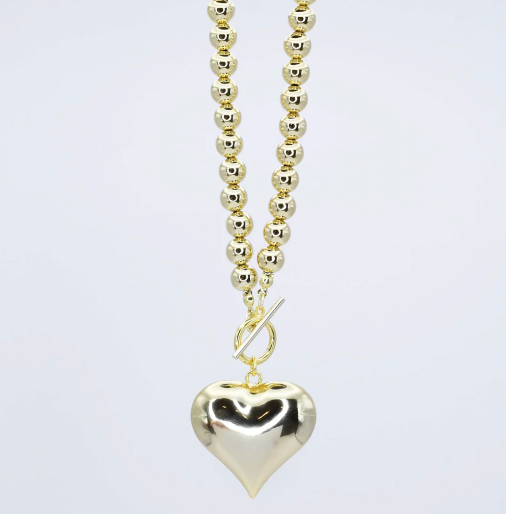 Mega Love Gold Necklace *30A OCTOBER LIVE PREORDER