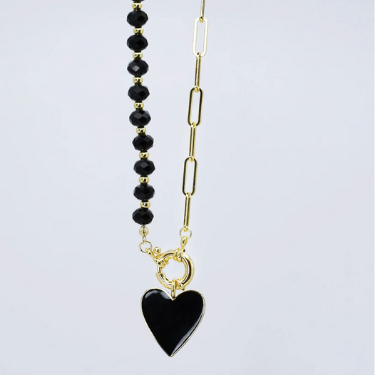 Midnight Heart Necklace *PREORDER