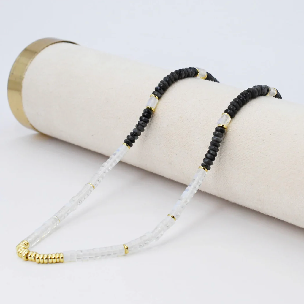 Stormy Black Sky Gemstone Necklace *30A OCTOBER LIVE PREORDER