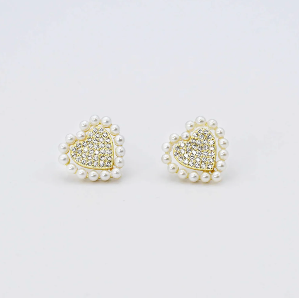 Eternal Heart Stud Earrings *30A OCTOBER LIVE PREORDER