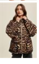 Leopard Puffer Jacket