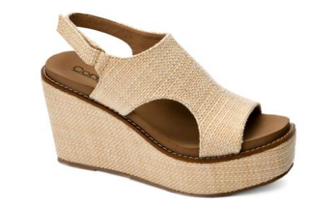 Freddie Raffia Wedge Sandal | Corkys