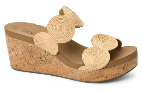 Make A Toast Natural Wedge Sandal | Corkys