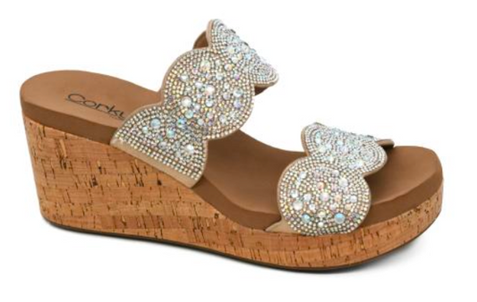 Make A Toast Natural Wedge Sandal | Corkys *30A JANUARY PREORDER