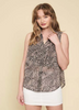 Printed Chiffon Sleeveless Blouse Top | MYSTREE