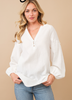 Shoreline Breeze Blouse | COZY CO. *30A JANUARY PREORDER