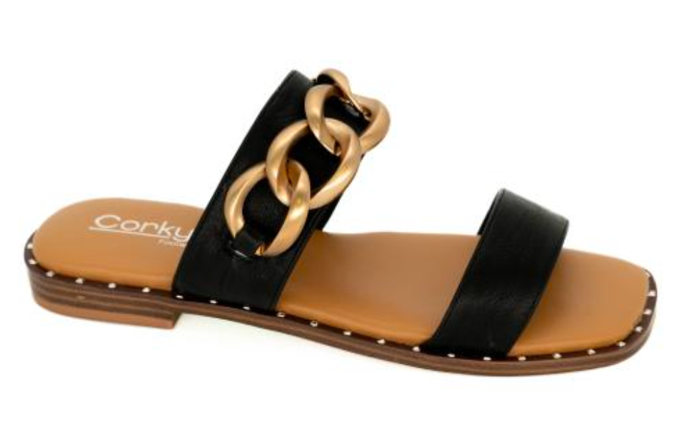 Catch Flights Not Feelings Sandals | CORKYS