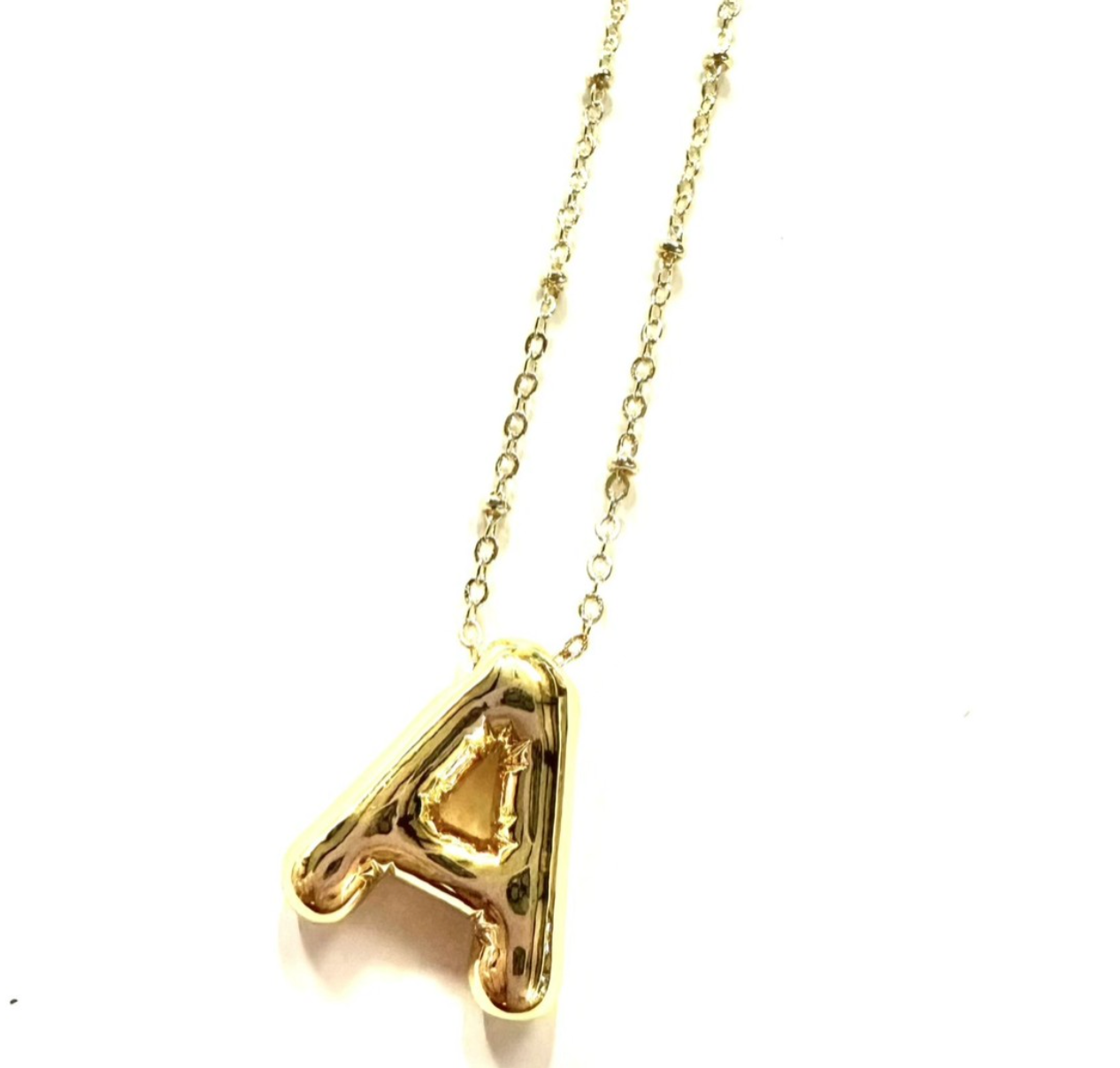 Call Me Initial Gold Necklace  | BB LILA - Final Sale