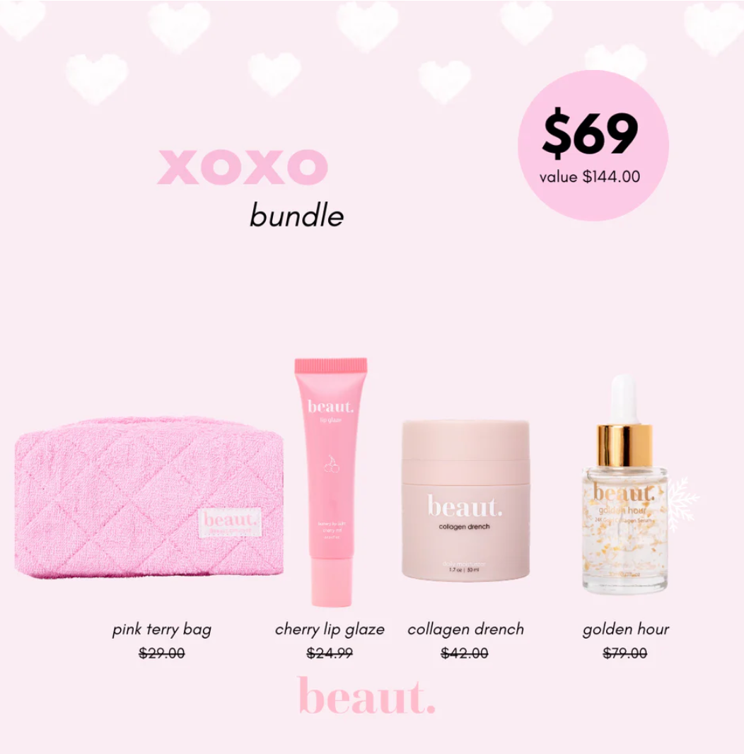 xoxo bundle | BEAUT *30A JANUARY PREORDER