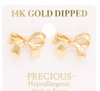 Gold Bow Earrings