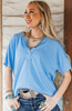 Short Sleeve Waffle Top *DEAL