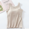 Athleisure Built-in Bra Rib Tank Top (7 COLORS)