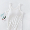Athleisure Built-in Bra Rib Tank Top (7 COLORS)