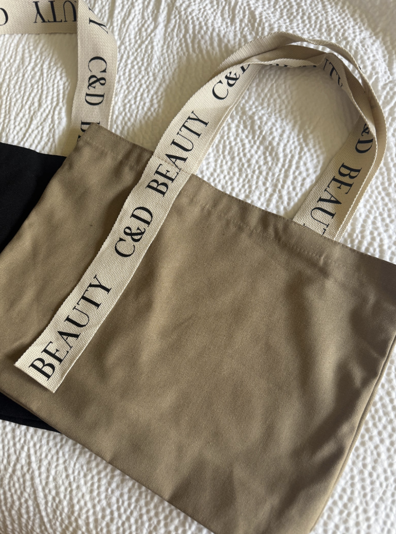 C & D Canvas Tote | C&D BEAUTY *PREORDER