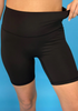 Solid Black Biker Shorts | JESS LEA
